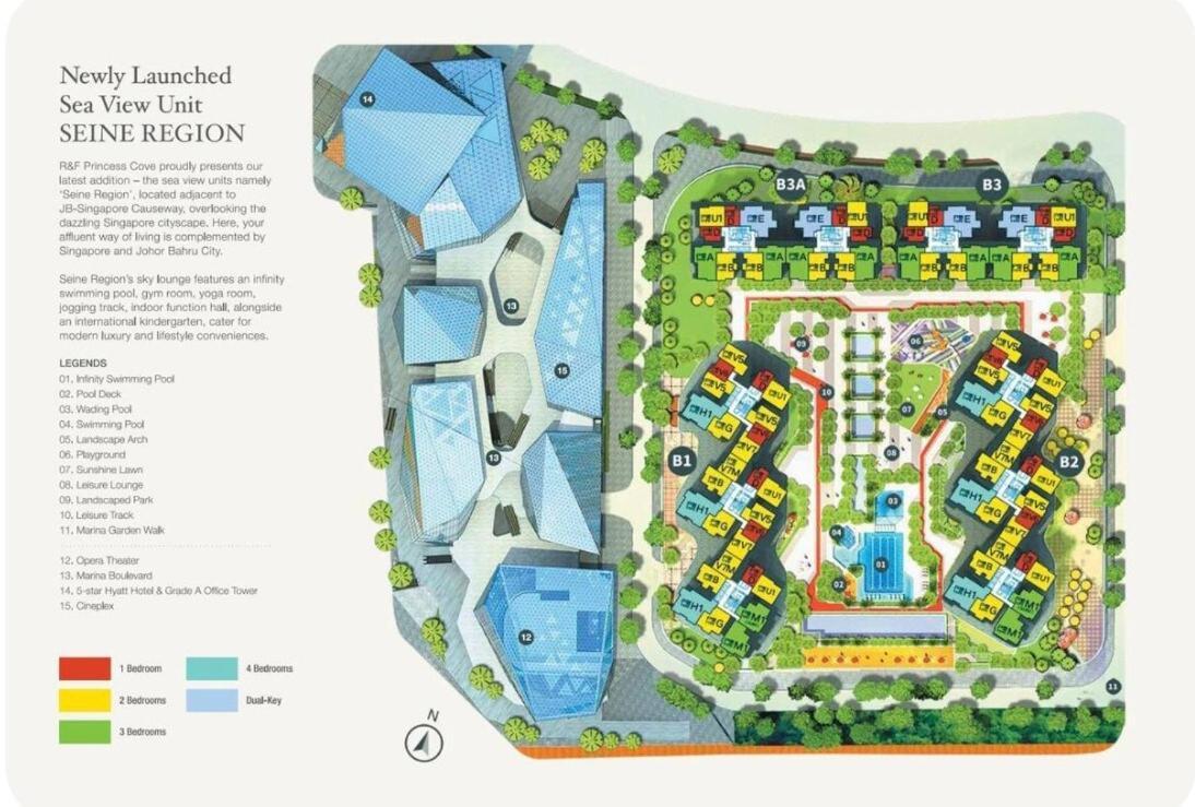 Pangsapuri R&F Princess Cove Premium Suite *